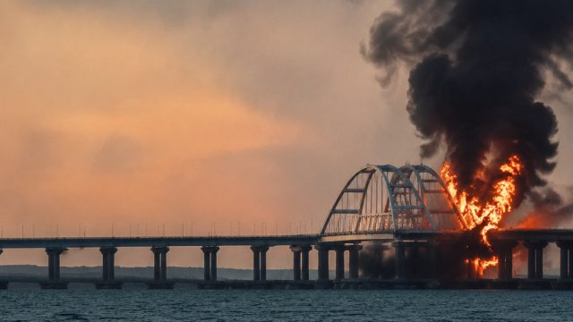Ukraine Strikes Key Bridge in Crimea Amid Ongoing Tensions